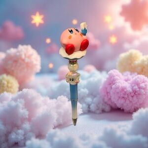 Cute Pink and Blue Kirby Pen